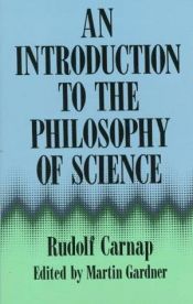 book cover of An introduction to the philosophy of science by Rudolf Carnap