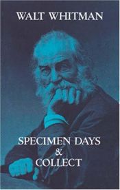 book cover of Specimen Days & Collect by ウォルト・ホイットマン