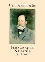 book cover of Piano Concertos Nos. 2 and 4 in Full Score by Camille Saint-Saëns