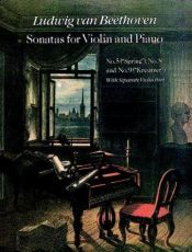 book cover of Sonatas for violin and piano : with separate violin part by Ludwig van Beethoven