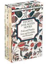 book cover of Favorite Jane Austen Novels : Pride and Prejudice, Sense and Sensibility and Persuasion (Complete and Unabridged) by Τζέιν Όστεν