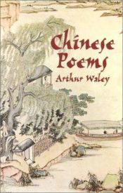 book cover of Chinese Poems by Arthur Waley