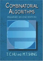 book cover of Combinatorial Algorithms by T. C. Hu