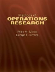 book cover of Methods of Operations Research by Philip McCord Morse