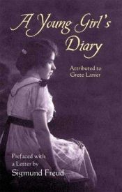 book cover of A young girl's diary by Зигмунд Фройд