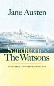 book cover of De Watsons by Jane Austen