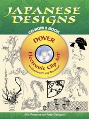 book cover of Japanese designs : CD-ROM and book, 454 different permission-free designs by Dover