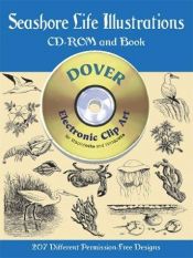 book cover of Seashore Life Illustrations (Dover Electronic Clip Art Series) (Book and CD-ROM) by Dover