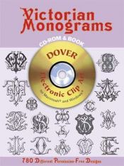 book cover of Victorian Monograms CD-ROM and Book (Dover Electronic Clip Art) by Dover