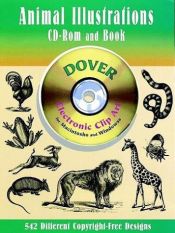 book cover of Animal Illustrations CD-ROM and Book by Dover