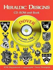 book cover of Heraldic designs CD-ROM and book by Dover