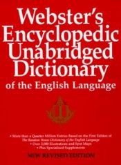 book cover of Webster's Encyclopedic Unabridged Dictionary by Rh Value Publishing