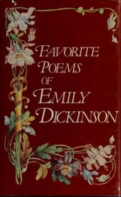 book cover of Favorite Poems of Emily Dickinson by 埃米莉·狄更生