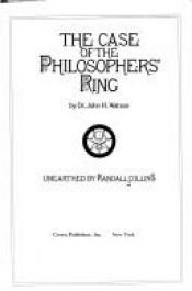 book cover of SH: The Case of the Philosophers' Ring by Dr. John H. Watson by Randall Collins