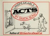 book cover of Unspeakable acts by Simon Bond