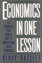 book cover of Economics in One Lesson by هنری هزلیت