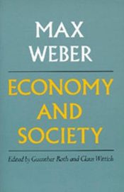 book cover of الاقتصاد والمجتمع by ماكس فيبر