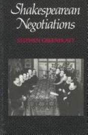 book cover of Verhandlungen mit Shakespeare. Innenansichten der englischen Renaissance by Stephen Greenblatt