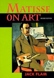 book cover of Matisse on art by Jack Flam