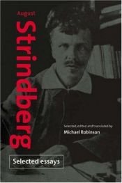 book cover of August Strindberg: Selected Essays by Август Стріндберг