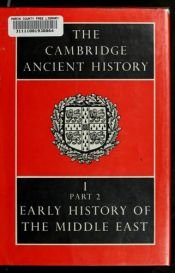 book cover of The Cambridge Ancient History: Volume I Part 2A; Volume I Part 2B (Vol 1) by I. E. S. Edwards