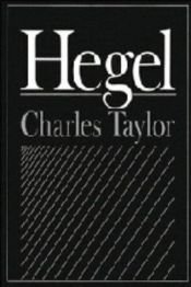book cover of Hegel by Charles Taylor