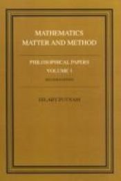 book cover of Mathematics, matter, and method by ヒラリー・パトナム