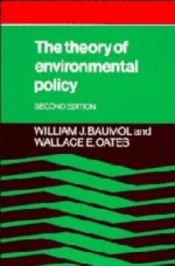 book cover of The theory of environmental policy by William Baumol