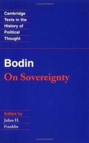 book cover of Bodin: On Sovereignty (Cambridge Texts in the History of Political Thought) by Jean Bodin