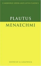 book cover of Menecmi by Tito Maccio Plauto