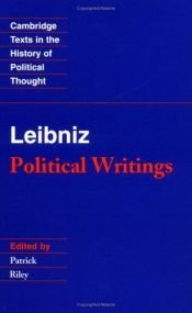book cover of Leibniz : political writings by Gottfried Leibniz