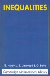 book cover of Inequalities (Cambridge Mathematical Library) by Godfrey Harold Hardy