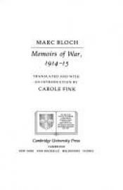 book cover of Écrits de guerre (1914-1918) by Marc Bloch