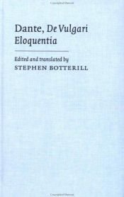 book cover of Dante: De vulgari eloquentia (Cambridge Medieval Classics) by Данте Аліґ'єрі