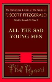 book cover of All the sad young men by เอฟ. สกอตต์ ฟิตซ์เจอรัลด์