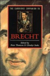 book cover of The Cambridge Companion to Brecht (Cambridge Companions to Literature) by Peter Thomson