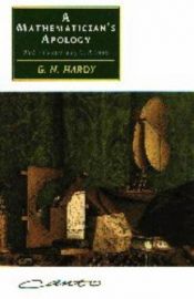 book cover of A Mathematician's Apology by G. H. Hardy