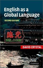 book cover of English as a globallanguage by David Crystal