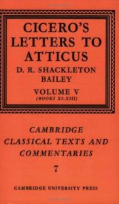 book cover of Cicero's Letters to Atticus: Volume V by Cicero