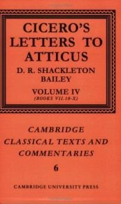 book cover of Cicero's Letters to Atticus: Volume IV by Cicero