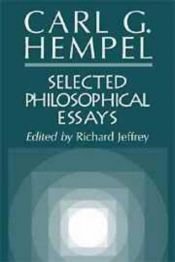 book cover of Selected philosophical essays by Hempel