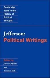 book cover of Thomas Jefferson, political writings by Thomas Jefferson