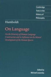 book cover of Linguistic variability & intellectual development by Wilhelm von Humboldt