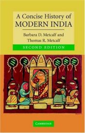 book cover of Historia de la India by Barbara D. Metcalf