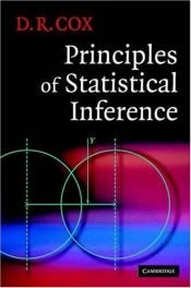 book cover of Principles of statistical inference by D. R. Cox
