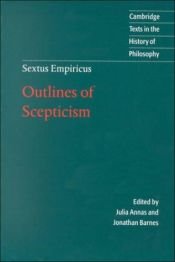 book cover of Outlines of Scepticism by Sextus Empiricus