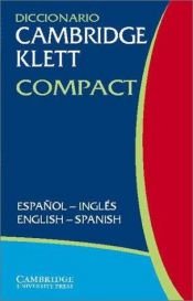 book cover of Diccionario Cambridge Klett Compact Español-Inglés by Cambridge University Press