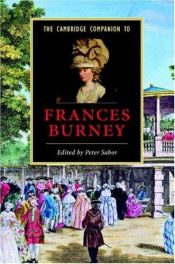 book cover of The Cambridge Companion to Frances Burney (Cambridge Companions to Literature) by Peter Sabor