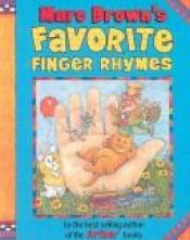 book cover of Marc Brown's Favorite Finger Rhymes by Marc Brown