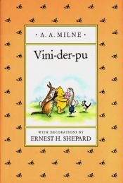 book cover of VINI-DER-PU, A Yiddish Version of Winnie-the-Pooh by A. A. Milne